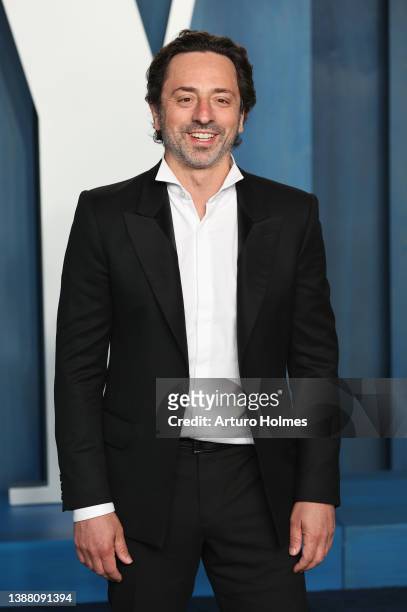 Sergey Brin attends the 2022 Vanity Fair Oscar Party hosted by Radhika Jones at Wallis Annenberg Center for the Performing Arts on March 27, 2022 in...