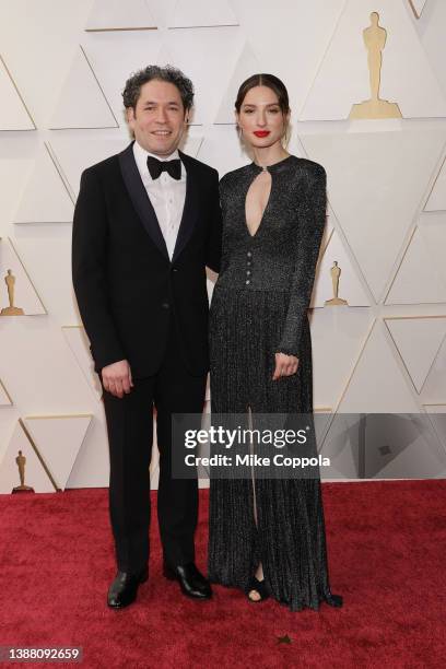 Gustavo Dudamel and María Valverde attend the 94th Annual Academy Awards at Hollywood and Highland on March 27, 2022 in Hollywood, California.