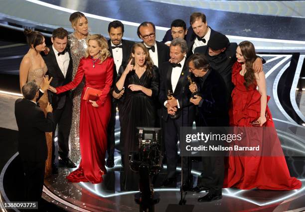 Emilia Jones, Daniel Durant, Sian Heder, Marlee Matlin, Eugenio Derbez, Fabrice Gianfermi, Patrick Wachsberger, Justin Maurer, Philippe Rousselet,...