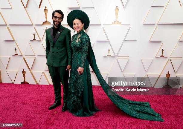 Guest and Kelly Marie Tran attend the 94th Annual Academy Awards at Hollywood and Highland on March 27, 2022 in Hollywood, California.