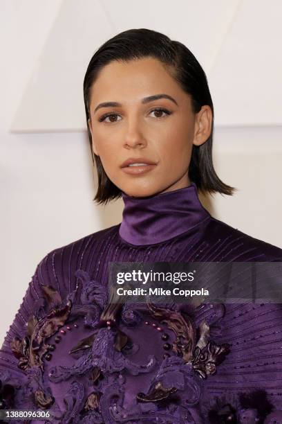 Naomi Scott attends the 94th Annual Academy Awards at Hollywood and Highland on March 27, 2022 in Hollywood, California.