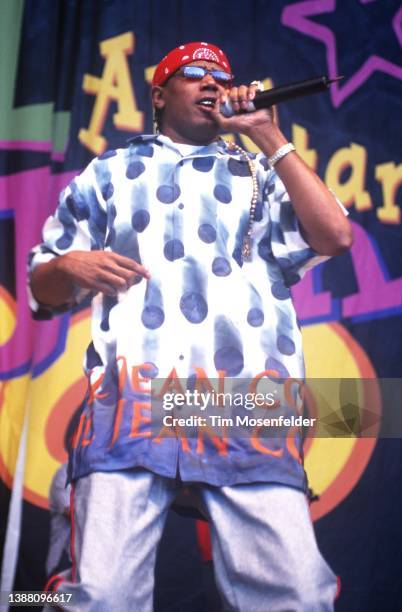 Master P performs during KMEL All-Star Jam at Shoreline Amphitheatre on August 12, 2000 in Mountain View, California.