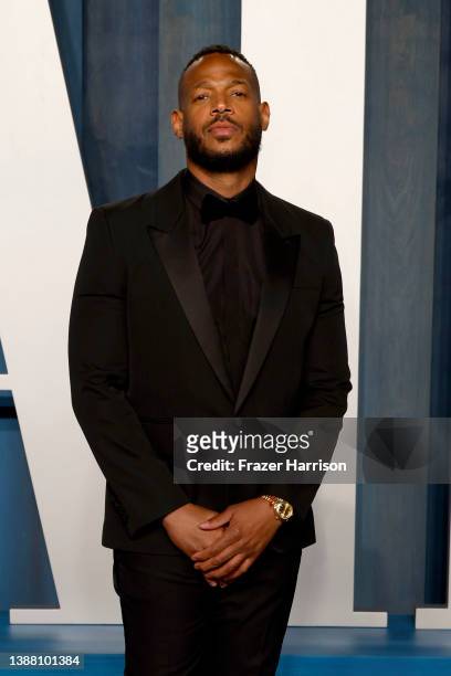 Marlon Wayans attends the 2022 Vanity Fair Oscar Party hosted by Radhika Jones at Wallis Annenberg Center for the Performing Arts on March 27, 2022...