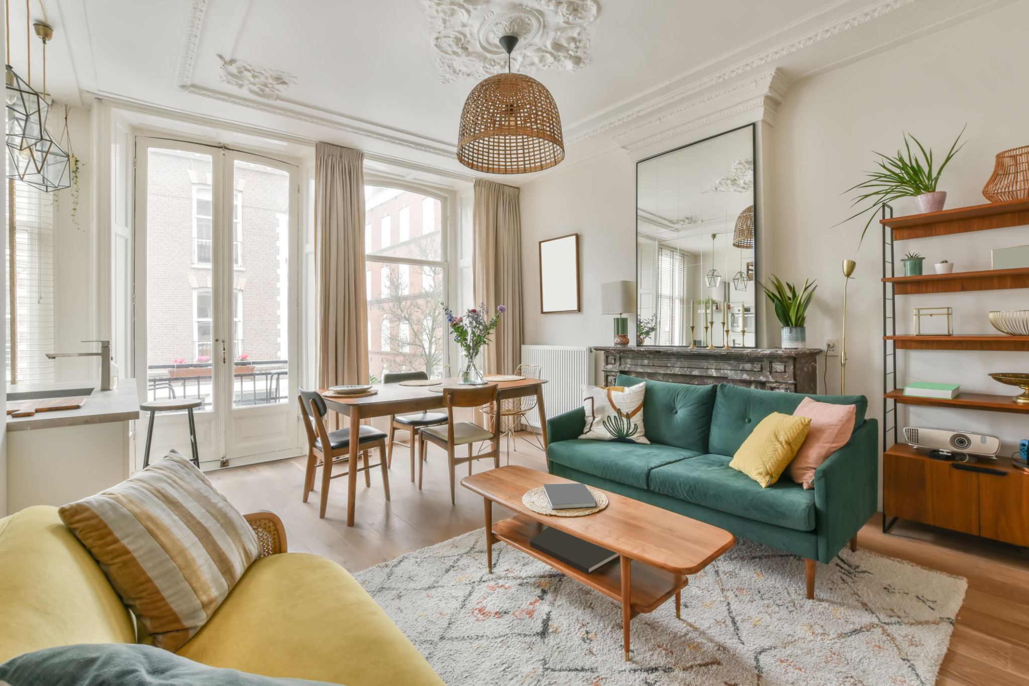 modern traditional living room