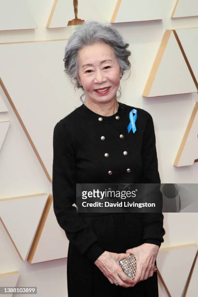 Youn Yuh-jung attends the 94th Annual Academy Awards at Hollywood and Highland on March 27, 2022 in Hollywood, California.
