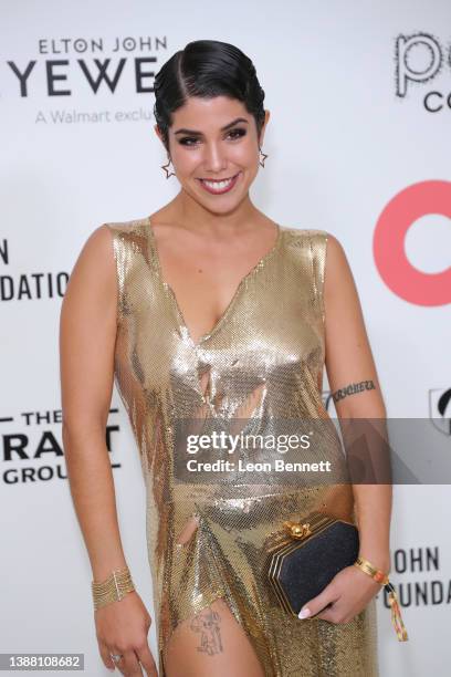 Jess Darrow attends Elton John AIDS Foundation's 30th Annual Academy Awards Viewing Party on March 27, 2022 in West Hollywood, California.