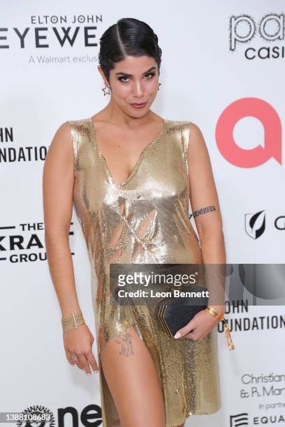 Jess Darrow attends Elton John AIDS Foundation's 30th Annual Academy Awards Viewing Party on March 27, 2022 in West Hollywood, California.