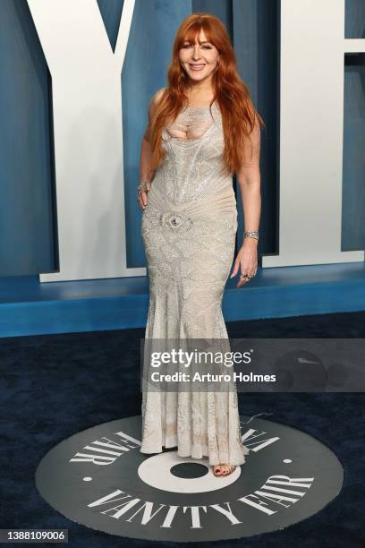 Charlotte Tilbury attends the 2022 Vanity Fair Oscar Party hosted by Radhika Jones at Wallis Annenberg Center for the Performing Arts on March 27,...