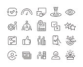 User Experience Icons - Vector Line Icons