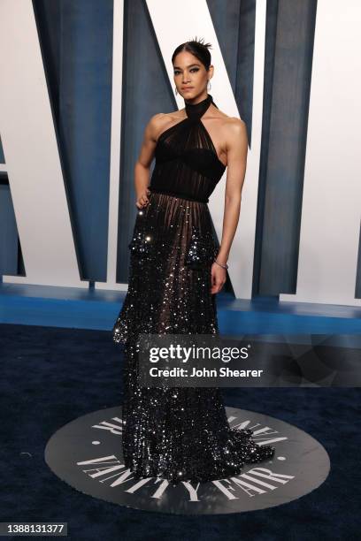 Sofia Boutella attends the 2022 Vanity Fair Oscar Party hosted by Radhika Jones at Wallis Annenberg Center for the Performing Arts on March 27, 2022...