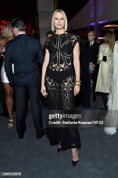 Karolína Kurková attends the 2022 Vanity Fair Oscar Party hosted by Radhika Jones at Wallis Annenberg Center for the Performing Arts on March 27,...