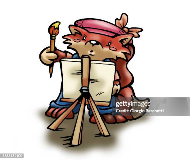 marmot painting - groundhog stock illustrations
