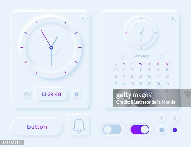 Clock Ux Design 203 Ux Design Kit Stock Photos, High-Res Pictures, and Images - Getty ...