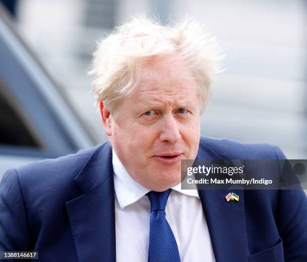 Prime Minister Boris Johnson attends the annual Commonwealth Day Service at Westminster Abbey on March 14, 2022 in London, England. The Commonwealth...