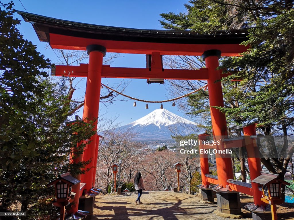 Fyttp The Arakura Fuji Sengen Jinja Shrine High-Res Stock Photo - Getty Images