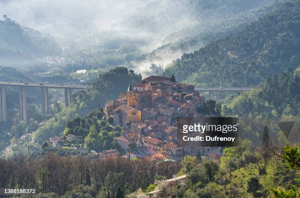 gorbio - alpes maritimes stock pictures, royalty-free photos & images