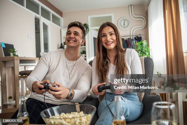 every weekend we start the day with a good party with video games - joy stick stock pictures, royalty-free photos & images