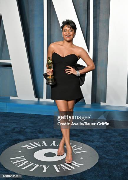 Ariana DeBose attends the 2022 Vanity Fair Oscar Party hosted by Radhika Jones at Wallis Annenberg Center for the Performing Arts on March 27, 2022...