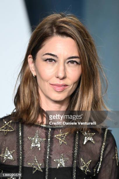 Sofia Coppola attends 2022 Vanity Fair Oscar Party Hosted By Radhika Jones at Wallis Annenberg Center for the Performing Arts on March 27, 2022 in...