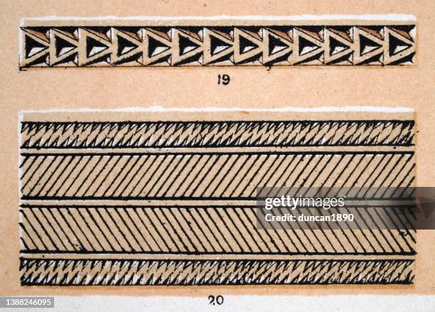 Traditional 9line Pattern Polynesian Patterns Photos and Premium High Res Pictures - Getty Images