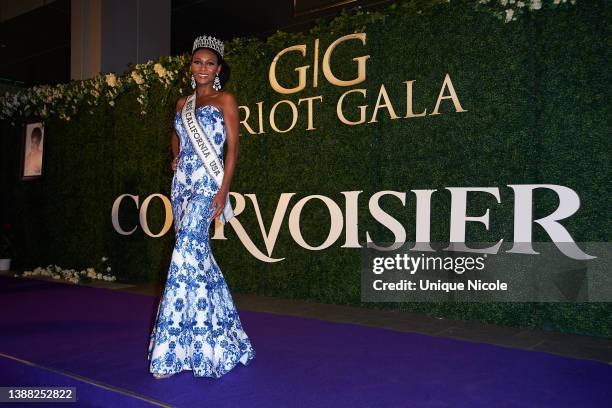 Miss California USA, Sabrina Lewis attends the 4th Annual Griot Gala Oscars After Party at BOA Steakhouse on March 27, 2022 in West Hollywood,...