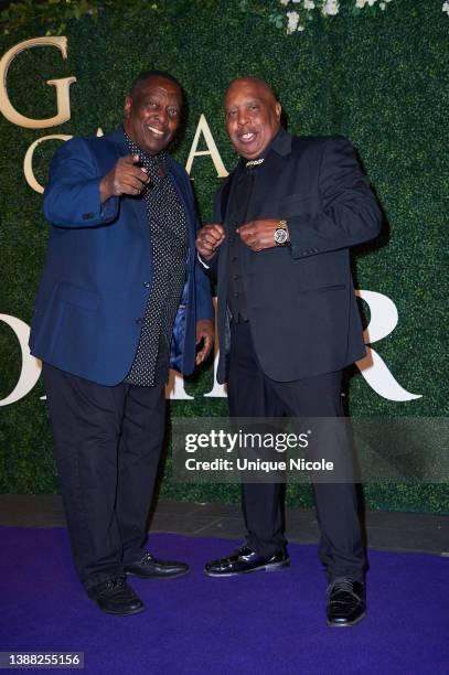 MacNeal and Mike C attend the 4th Annual Griot Gala Oscars After Party at BOA Steakhouse on March 27, 2022 in West Hollywood, California.