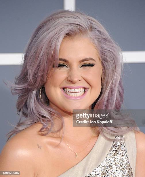 Personality Kelly Osbourne arrives at 54th Annual GRAMMY Awards held the at Staples Center on February 12, 2012 in Los Angeles, California.