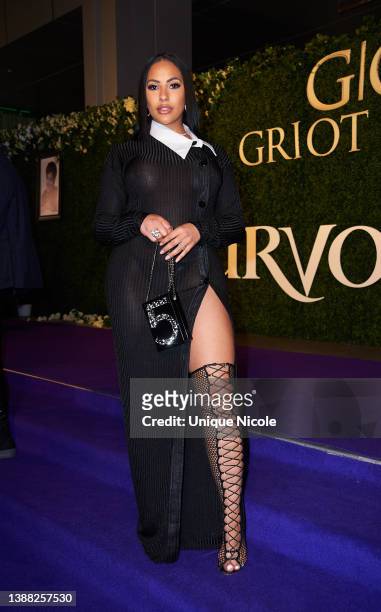 Delicia Cordon attends the 4th Annual Griot Gala Oscars After Party at BOA Steakhouse on March 27, 2022 in West Hollywood, California.