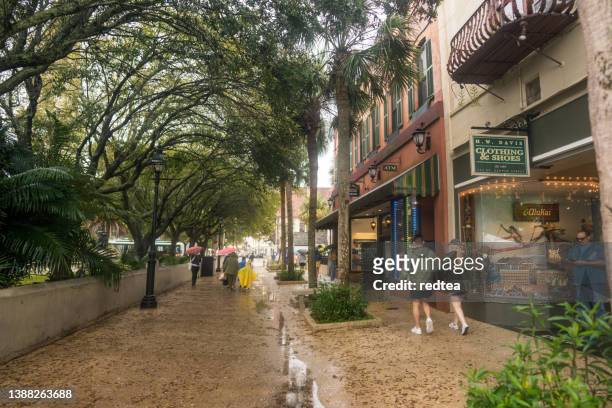 st. augustine florida, usa. - saint george stock pictures, royalty-free photos & images