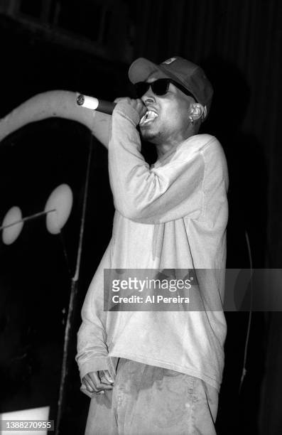 Rapper Del tha Funkee Homosapien performs in concert at The Apollo Theater on February 22, 1992 in New York City.