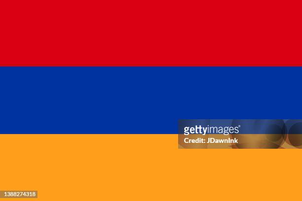 ilustrações, clipart, desenhos animados e ícones de bandeira da região do cáucaso da armênia - armenian flag