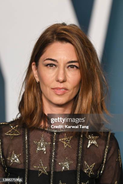 Sofia Coppola attends the 2022 Vanity Fair Oscar Party hosted by Radhika Jones at Wallis Annenberg Center for the Performing Arts on March 27, 2022...