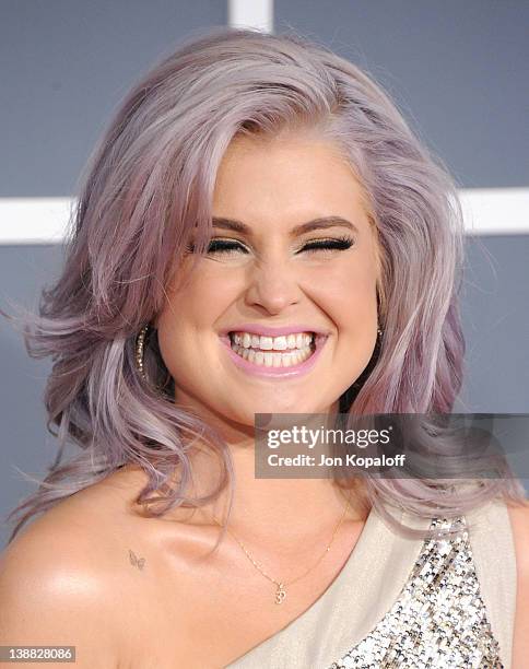 Personality Kelly Osbourne arrives at 54th Annual GRAMMY Awards held the at Staples Center on February 12, 2012 in Los Angeles, California.