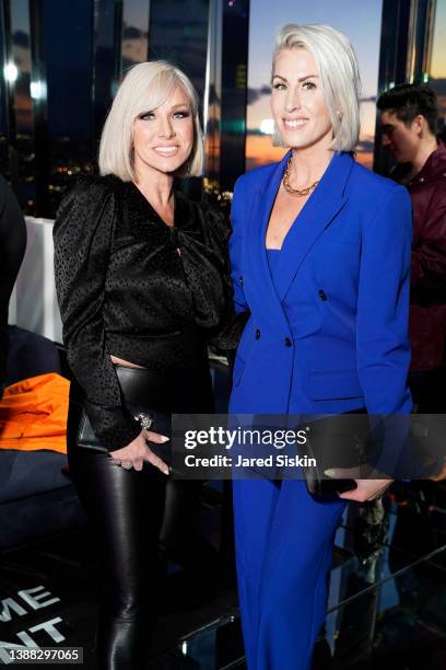 Margaret Josephs and Lexi Barbuto attend the Bilt Rewards x Wells Fargo Launch Party at SUMMIT at One Vanderbilt on March 28, 2022 in New York City.