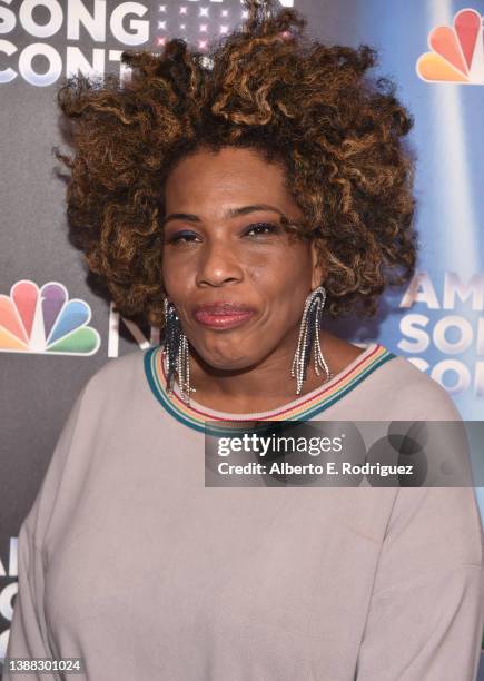 Macy Gray attends NBC's "American Song Contest" week 2 Red Carpet at Universal Studios Hollywood on March 28, 2022 in Universal City, California.