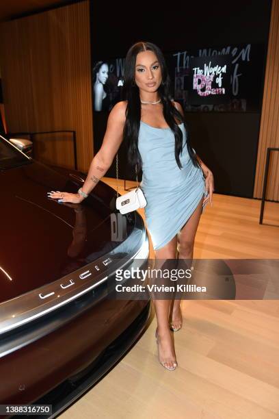 DaniLeigh attends Def Jam Recordings, In Partnership With Lucid Motors, Hosts The Women Of Def Jam, A Celebration In Honor Of Women's History Month...