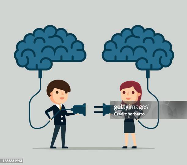 brainstorming - extension cord stock illustrations