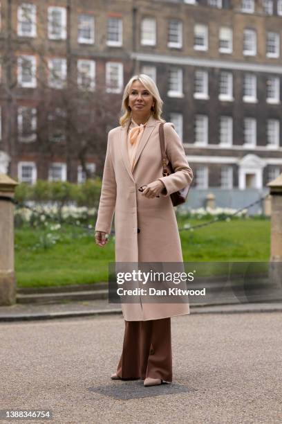 Corinna zu Sayn-Wittgenstein-Sayn arrives for a court hearing at the Royal Courts of Justice on March 29, 2022 in London, England. Last week a High...