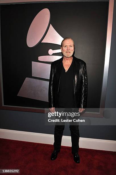 Singer Gregg Allman arrives at The 54th Annual GRAMMY Awards at Staples Center on February 12, 2012 in Los Angeles, California.
