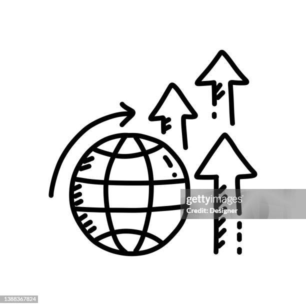 agile development hand drawn icon, doodle style vector illustration - agile software development stock illustrations