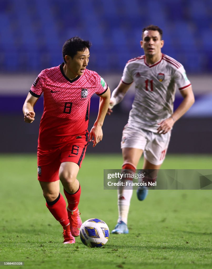 United Arab Emirates v South Korea - FIFA World Cup Qatar 2022 Qualifier