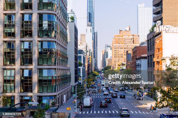 street in chelsea district in new york city, usa - soho new york 個照片及圖片檔