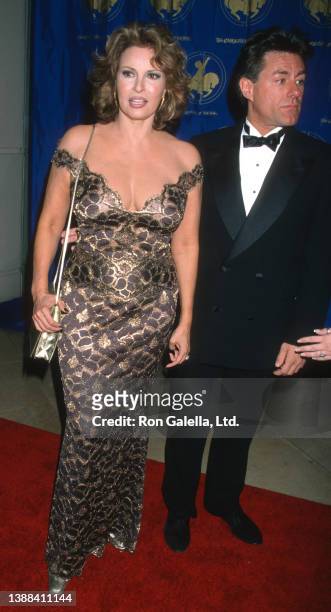 Married couple, actress Raquel Welch and restaurateur Richard Palmer attend the 20th annual Carousel of Hope Ball benefit at the Beverly Hilton...