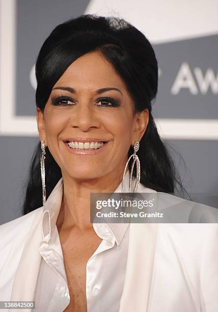 Musician Sheila E. Arrives at The 54th Annual GRAMMY Awards at Staples Center on February 12, 2012 in Los Angeles, California.