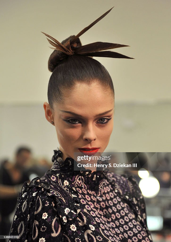 Zac Posen - Front Row & Backstage - Fall 2012 Mercedes-Benz Fashion Week