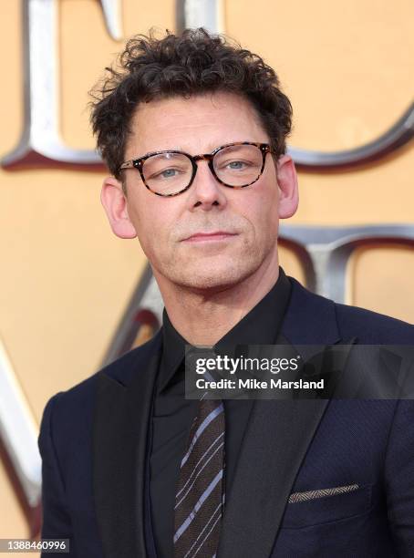Richard Coyle attends "Fantastic Beasts: The Secrets of Dumbledore" World Premiere at The Royal Festival Hall on March 29, 2022 in London, England.