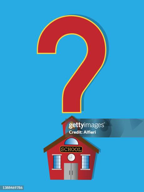 school questions - teachers union stock illustrations