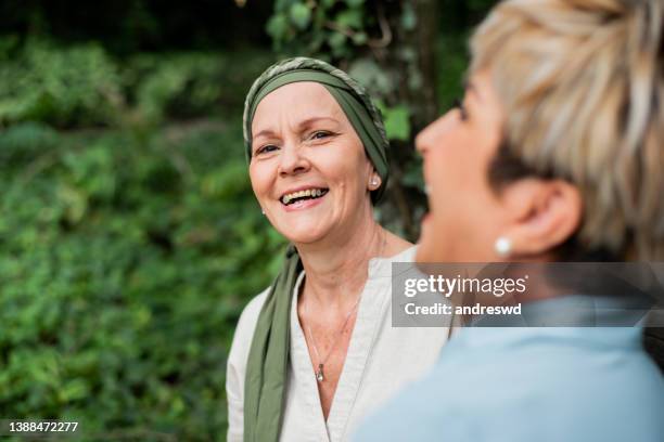 a woman cancer patient - patient portrait stock pictures, royalty-free photos & images