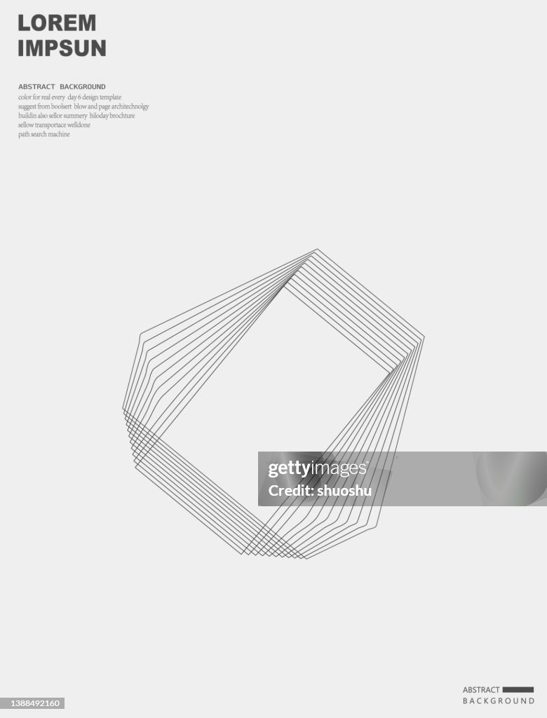 Abstract Geometric Line Work Abstract Curve Geometric Line Structure Sketch Pattern High-Res Vector ...