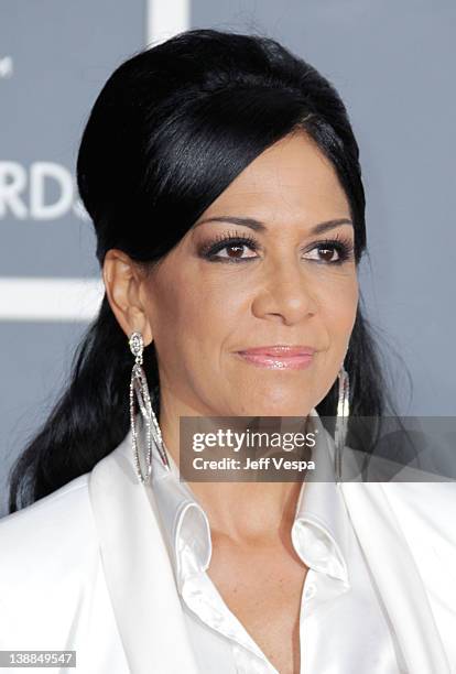 Musician Sheila E arrives at The 54th Annual GRAMMY Awards at Staples Center on February 12, 2012 in Los Angeles, California.